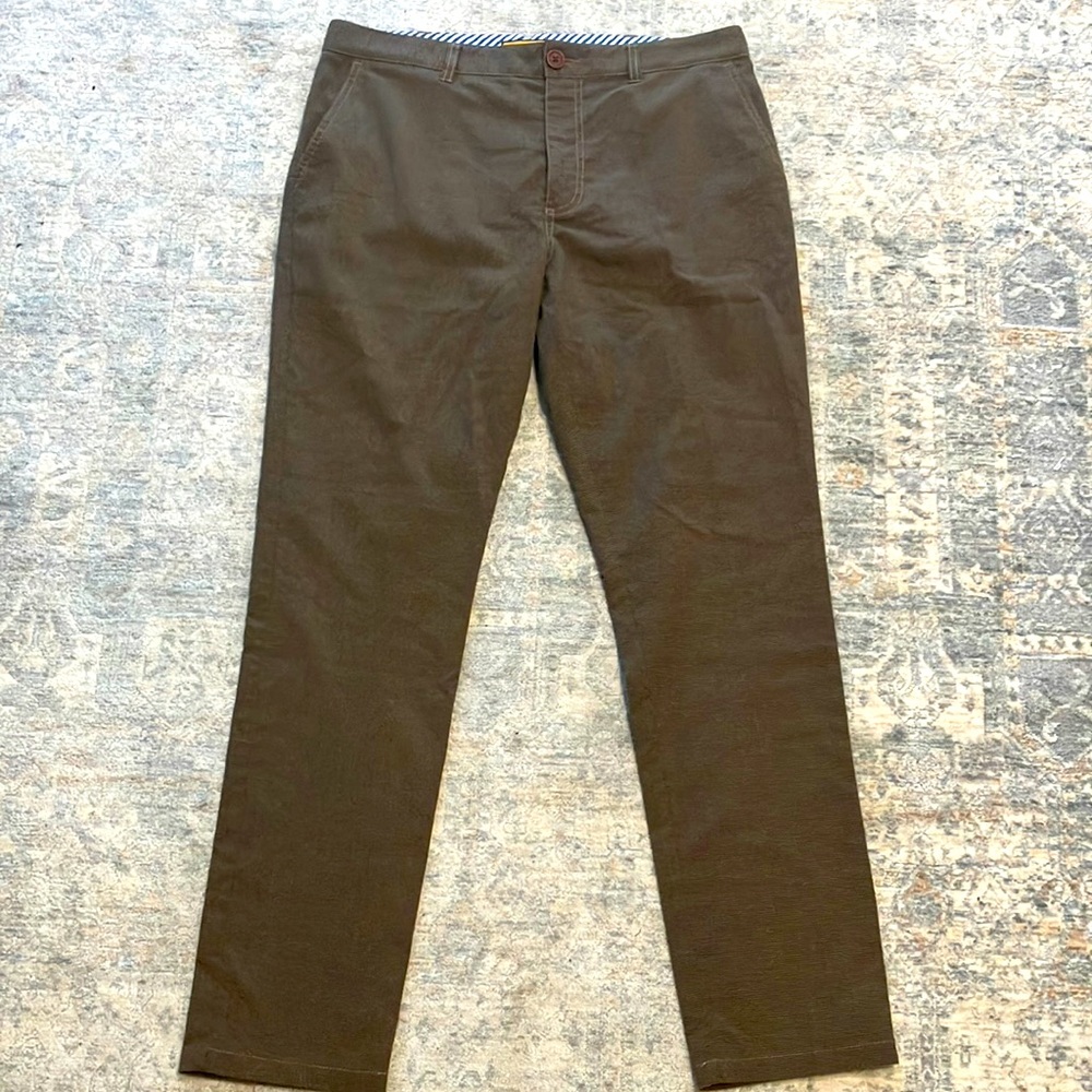 Brooklyn Industries brown patterned pants waist size 34